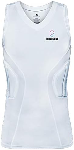 חולצת דחיסה מרופדת של Blindsave Pro | טכנולוגיית ספיגת הלם | ריפוד להתאמה עצמית